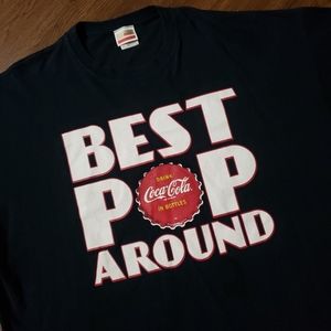 Coca Cola Best Pop Around Father's Day 2XL T-Shirt